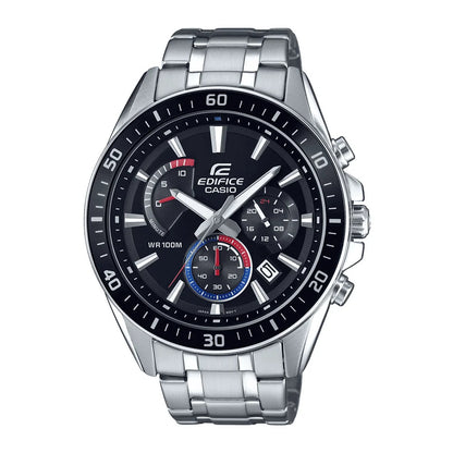 EFR-552D | RELOJ CASIO EDIFICE ORIGINAL ACERO PALTEADO AZUL NEGRO | EDI-OG-32, EDI-OG-33, EDI-OG-34