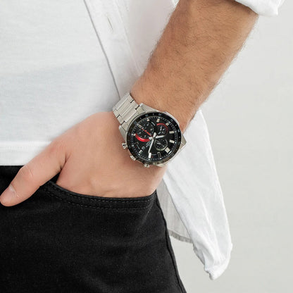 EFR-571 | RELOJ CASIO EDIFICE ORIGINAL ACERO AZUL ROJO PLATEADO NEGRO | EDI-OG-1, EDI-OG-35, EDI-OG-36, EDI-OG-37