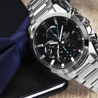 EFR-571 | RELOJ CASIO EDIFICE ORIGINAL ACERO AZUL ROJO PLATEADO NEGRO | EDI-OG-1, EDI-OG-35, EDI-OG-36, EDI-OG-37