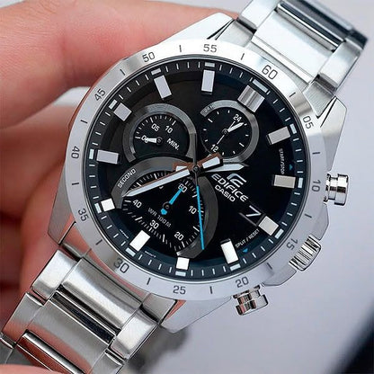EFR-571 | RELOJ CASIO EDIFICE ORIGINAL ACERO AZUL ROJO PLATEADO NEGRO | EDI-OG-1, EDI-OG-35, EDI-OG-36, EDI-OG-37