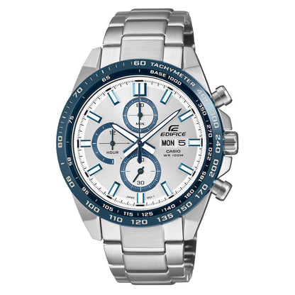 EFR-574D | RELOJ CASIO EDIFICE ORIGINAL ACERO PLATEADO BLANCO VERDE NEGRO | EDI-OG-38, EDI-OG-39, EDI-OG-40, EDI-OG-41