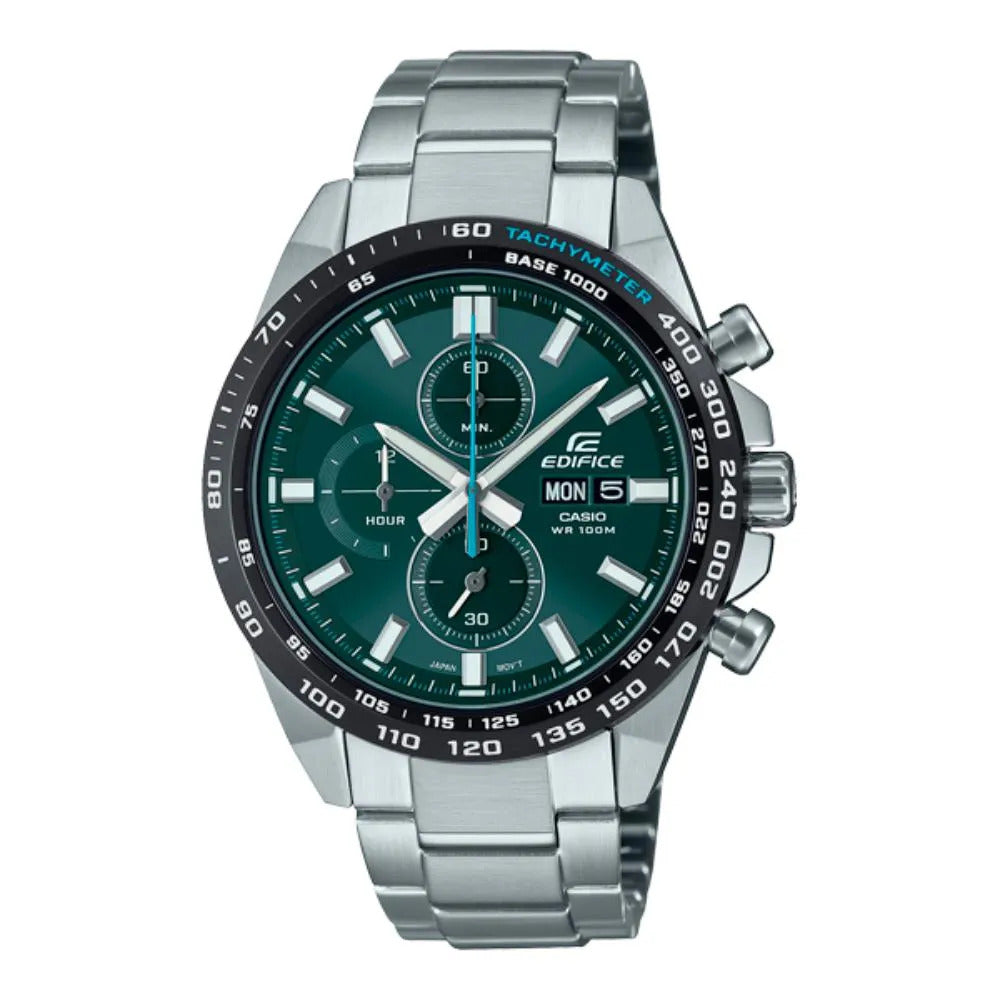 EFR-574D | RELOJ CASIO EDIFICE ORIGINAL ACERO PLATEADO BLANCO VERDE NEGRO | EDI-OG-38, EDI-OG-39, EDI-OG-40, EDI-OG-41