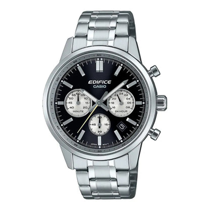 EFR-575 | RELOJ CASIO EDIFICE ORIGINAL ACERO CUERO GRIS NEGRO AZUL | EDI-OG-42, EDI-OG-43, EDI-OG-44