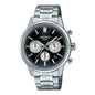 EFR-575 | RELOJ CASIO EDIFICE ORIGINAL ACERO CUERO GRIS NEGRO AZUL | EDI-OG-42, EDI-OG-43, EDI-OG-44
