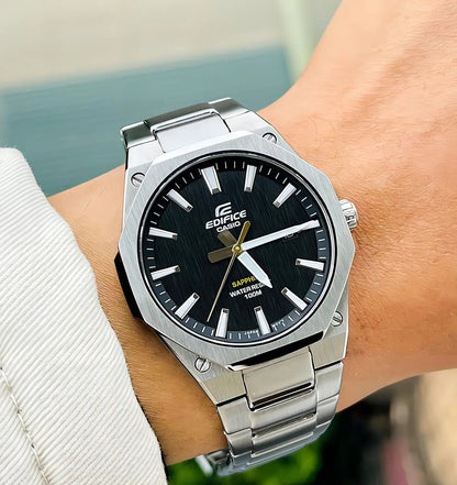 EFR-S108 | RELOJ CASIO EDIFICE ORIGINAL ACERO NEGRO AZUL VERDE BLANCO PLATEADO | EDI-OG-45, EDI-OG-46, EDI-OG-47, EDI-OG-48, EDI-OG-49