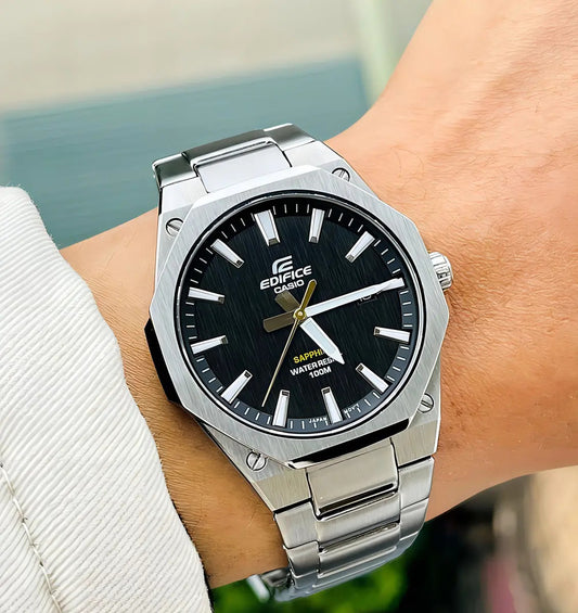 EFR-S108 | RELOJ CASIO EDIFICE ORIGINAL ACERO NEGRO AZUL VERDE BLANCO PLATEADO | EDI-OG-45, EDI-OG-46, EDI-OG-47, EDI-OG-48, EDI-OG-49
