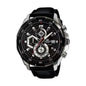 EFR-539 | RELOJ CASIO EDIFICE ORIGINAL ACERO CUERO AZUL NEGRO PLATEADO | EDI-OG-30, EDI-OG-31, EDI-OG-2