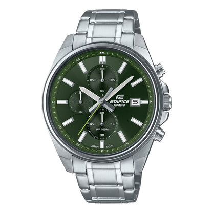 EFV-610 | RELOJ CASIO EDIFICE ORIGINAL ACERO NEGRO AZUL | EDI-OG-65, EDI-OG-66