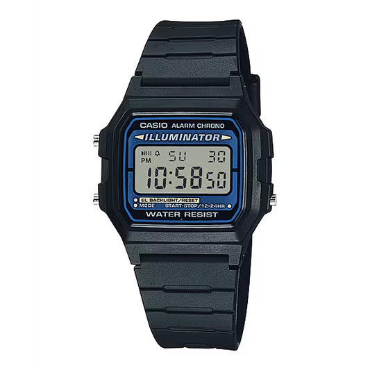 F-105W | RELOJ CASIO ORIGINAL DE GOMA NEGRO DIGITAL | CAS-274