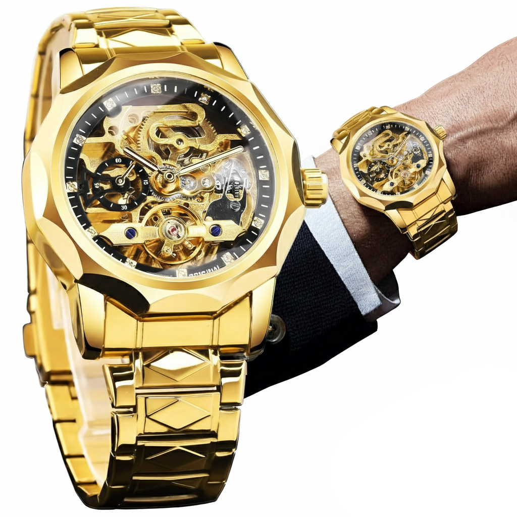 RELOJ FORSINING - AUTOMÁTICO ELEGANTE D&P | FOR-23, FOR-24, FOR-25, FOR-26, FOR-27