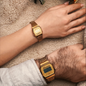 RELOJ CASIO PAREJA -  GOLD | SKU: G-S-129/G-S-364