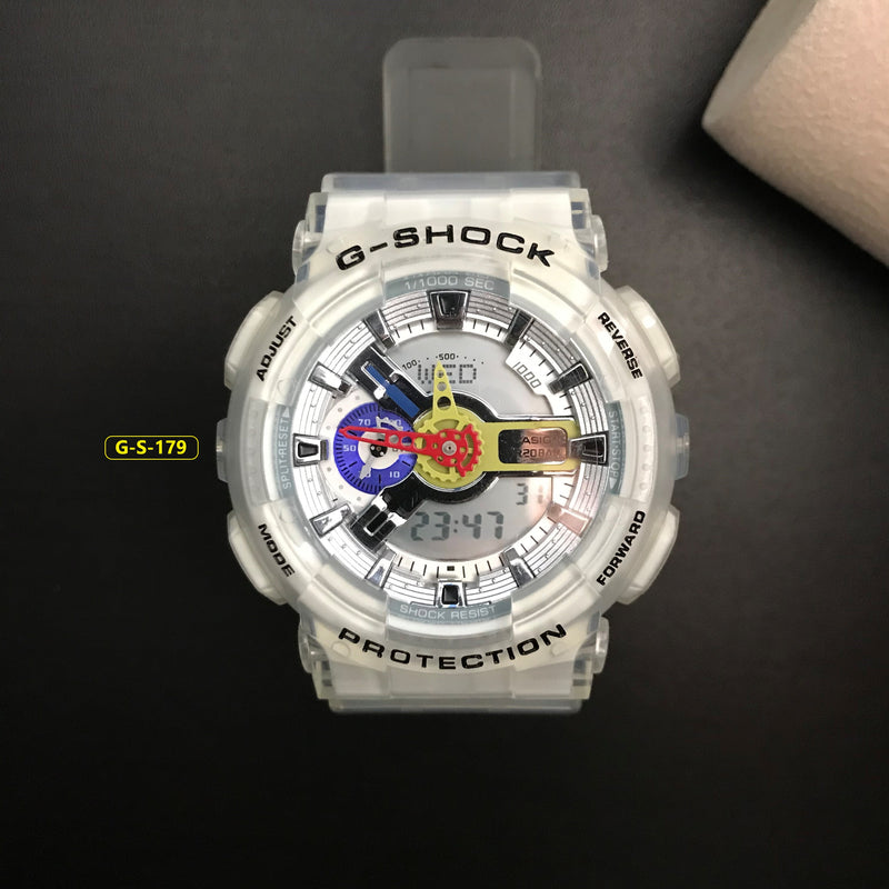 RELOJ G-SHOCK - TRANSPARENTE COLOR | SKU: G-S-179