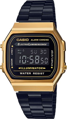 RELOJ CASIO ILLUMINATOR BLACK & GOLDEN | SKU: G-S-315