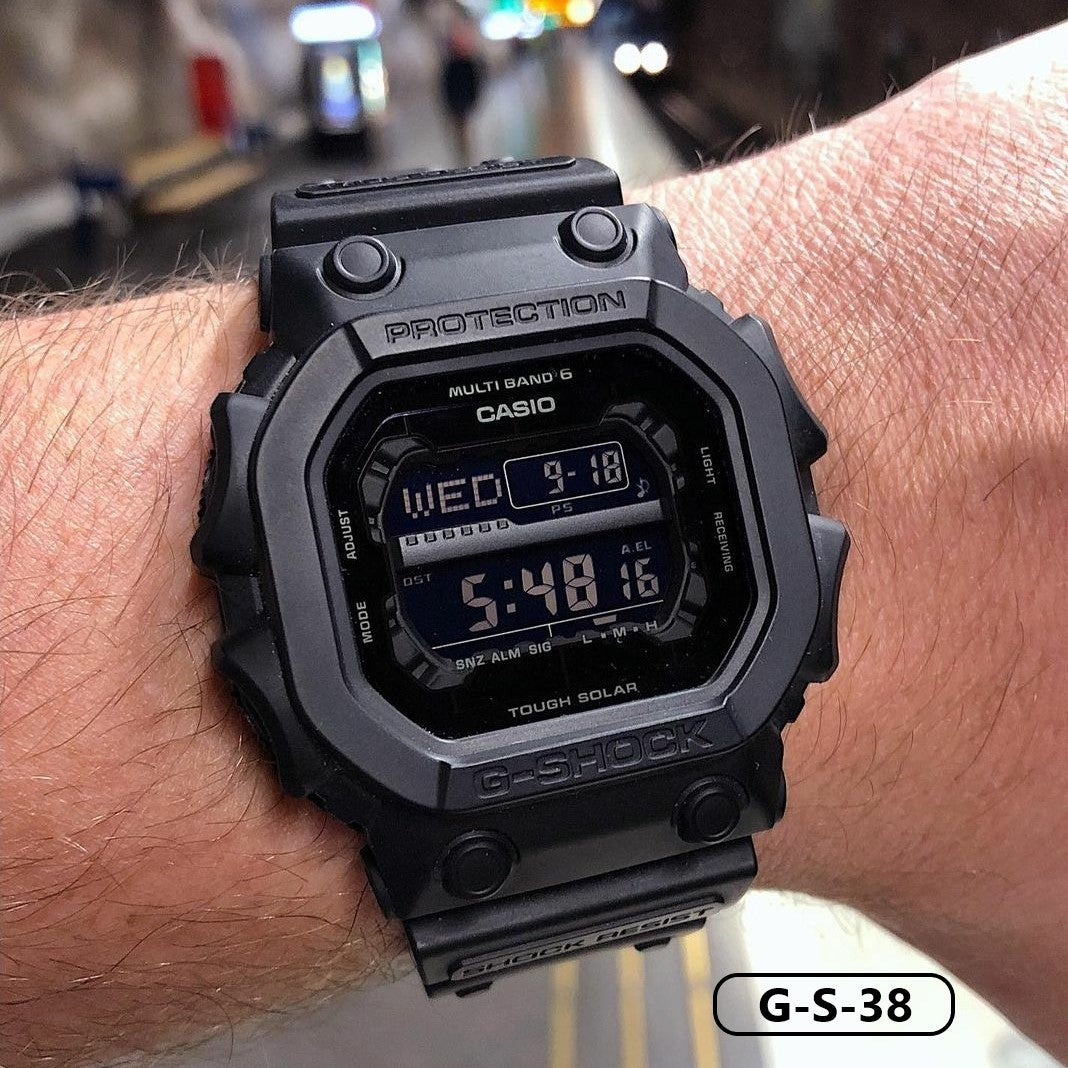 RELOJ G-SHOCK DEPORTIVO NEGRO | G-S-38 - G-S-71