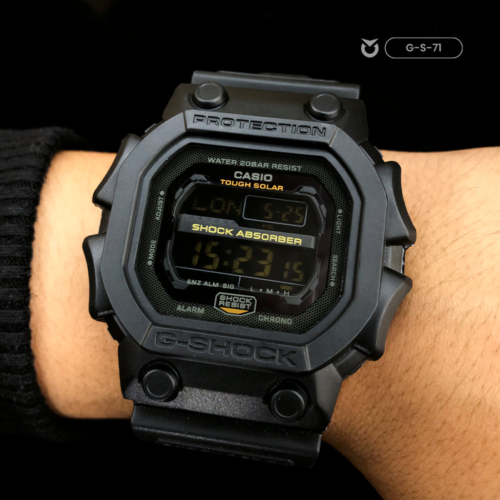 RELOJ G-SHOCK DEPORTIVO NEGRO | G-S-38 - G-S-71
