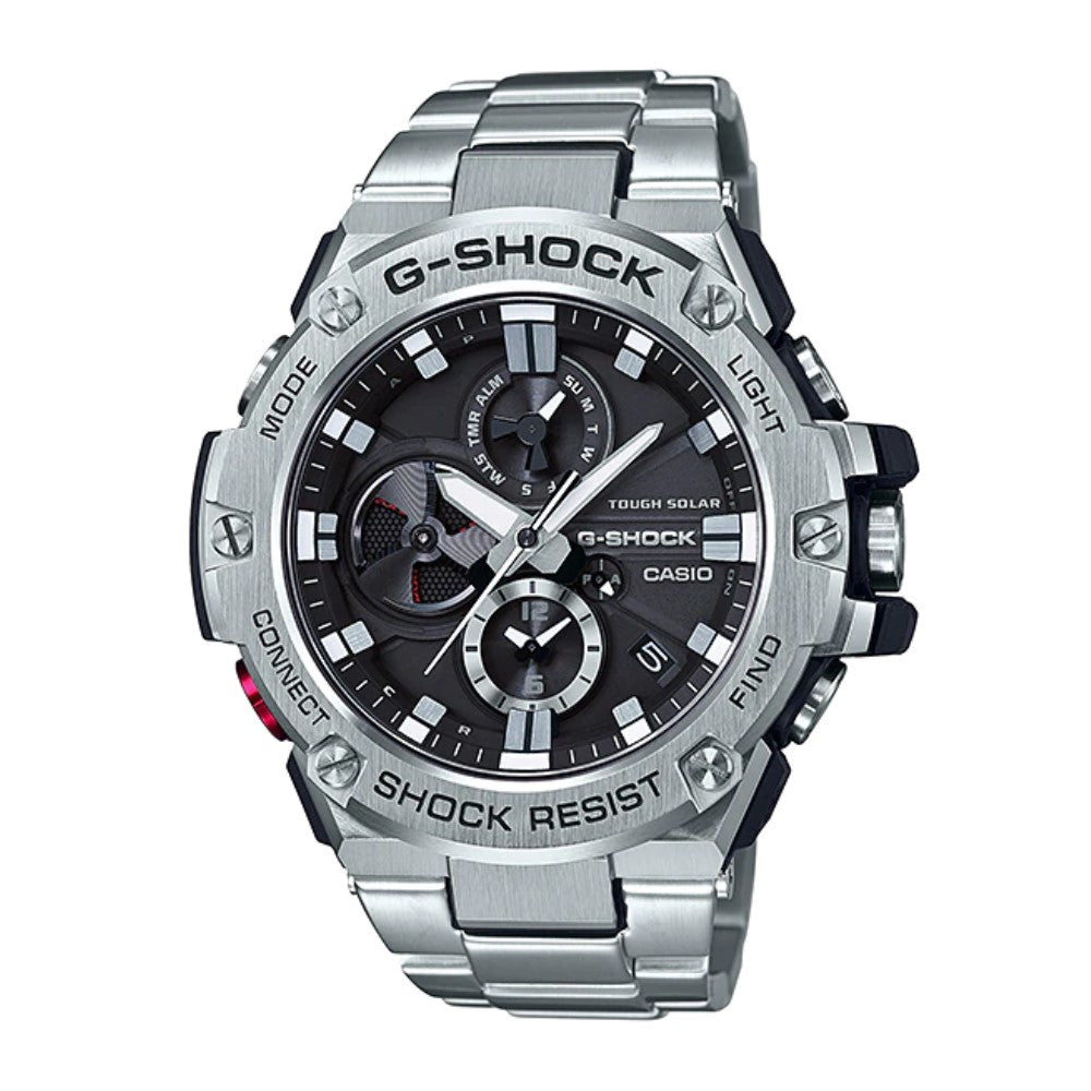 RELOJ G-SHOCK DE ACERO  PLATEADO VERDE GRIS | G-S-233 - G-S-330 - G-S-81