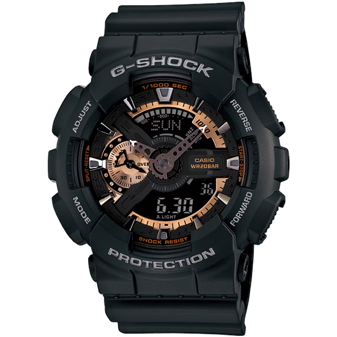 RELOJ G-SHOCK DEPORTIVO - CORREA DE RESINA | GA-110 TOP