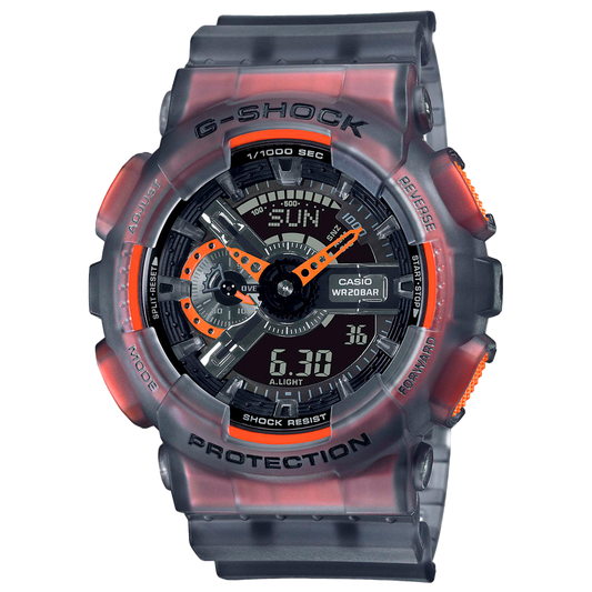 RELOJ G-SHOCK DEPORTIVO NARANJA - VERDE NEON - NEGRO
