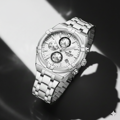 RELOJ NAVIFORCE ORIGINAL PLATEADO | NAV-165, NAV-166, NAV-167