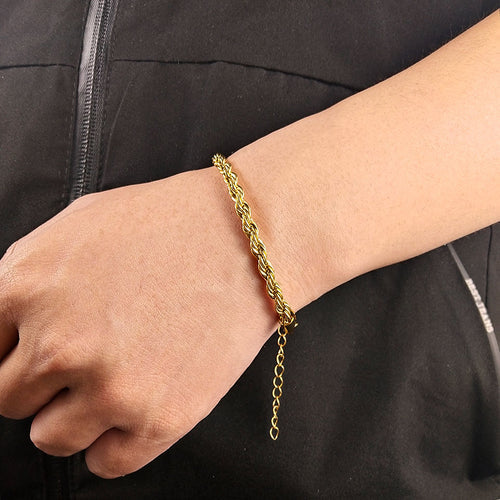 BRAZALETE TWISTED ORO I PLATA | BRA-21 I BRA-22