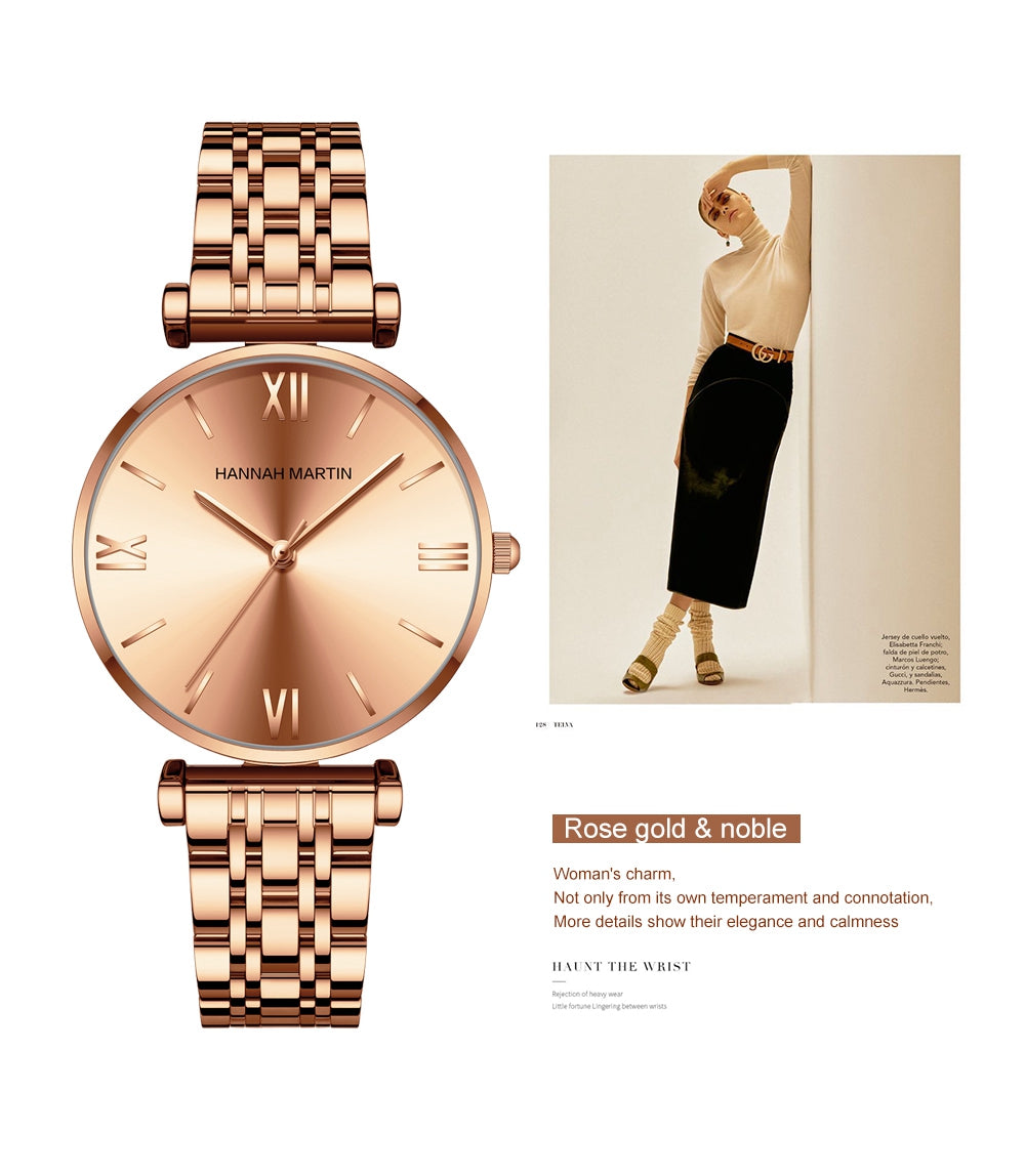 RELOJ HANNAH MARTIN HM -1522 ROSA | HAN-59 | HAN-57 | HAN-58