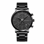 RELOJ ORIGINAL HANNAH MARTIN - CASUAL Y ELEGANTE - NEGRO CON ESLABONES | HAN - 100