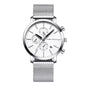 RELOJ ORIGINAL HANNAH MARTIN - CASUAL Y ELEGANTE - PLATEADO | HAN - 102