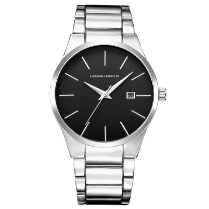 RELOJ HANNAH MARTIN ORIGINAL ELEGANTE PLATEADO | HAN-104