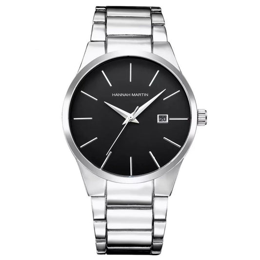 RELOJ HANNAH MARTIN ORIGINAL ELEGANTE PLATEADO | HAN-104