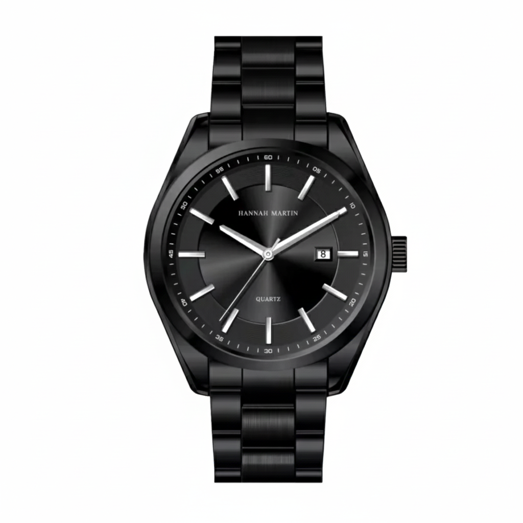 RELOJ ORIGINAL HANNAH MARTIN - ELEGANTE Y CASUAL - NEGRO | HAN-105
