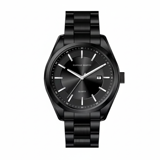 RELOJ ORIGINAL HANNAH MARTIN - ELEGANTE Y CASUAL - NEGRO | HAN-105