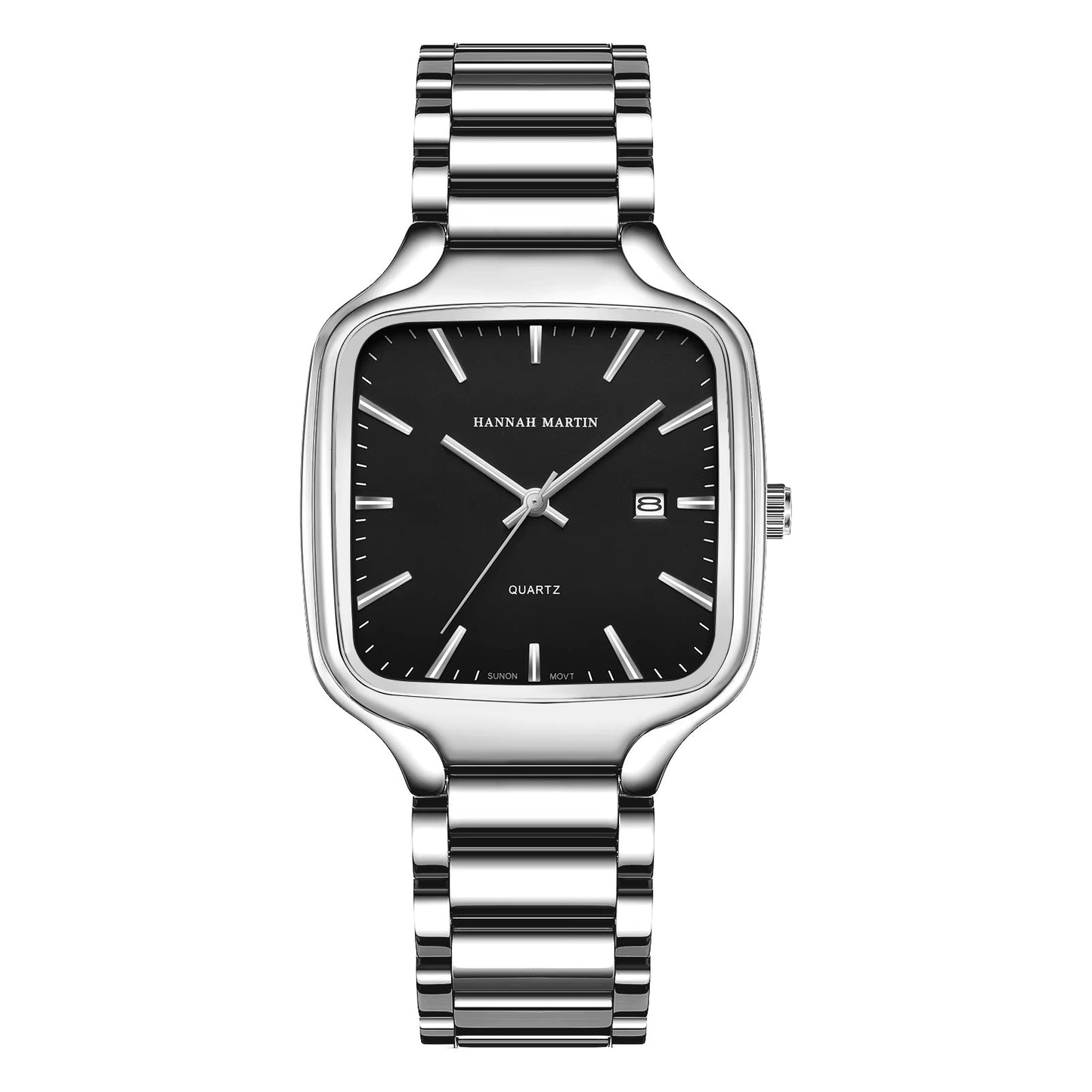 RELOJ ORIGINAL HANNAH MARTIN ELEGANTE Y CASUAL - PLATEADO | HAN-115