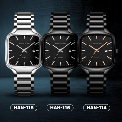 RELOJ ORIGINAL HANNAH MARTIN ELEGANTE Y CASUAL - PLATEADO | HAN-114, HAN-115, HAN-116, HAN-120, HAN-121