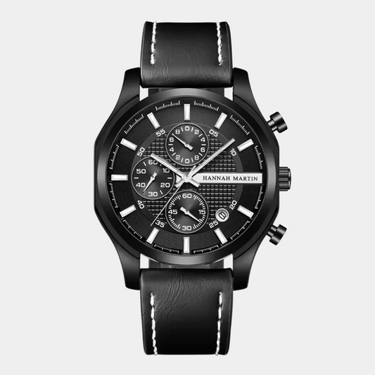 RELOJ ORGINAL HANNAH MARTIN - ELEGANTE Y CASUAL NEGRO | HAN-118