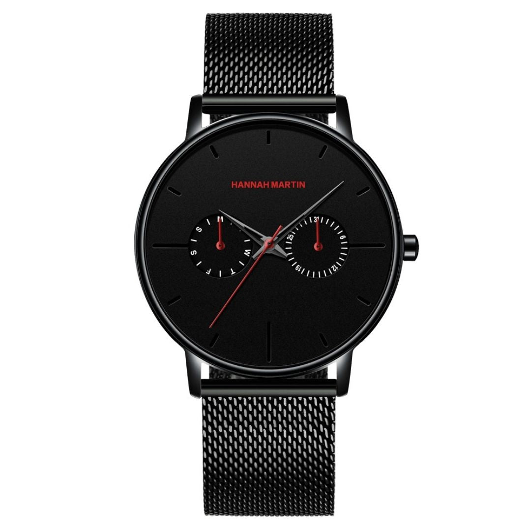 RELOJ ORIGINAL HANNAH MARTIN 150 ELEGANTE Y CASUAL - NEGRO | HAN-138