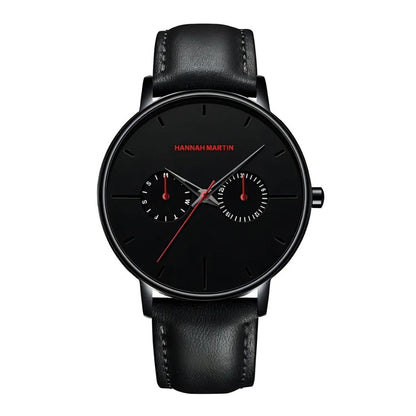 RELOJ ORIGINAL HANNAH MARTIN ELEGANTE Y CASUAL NEGRO | HAN-139