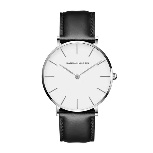 RELOJ ORGINAL HANNAH MARTIN - ELEGANTE Y CASUAL NEGRO | HAN-145