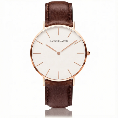 RELOJ ORGINAL HANNAH MARTIN - ELEGANTE Y CASUAL NEGRO | HAN-146