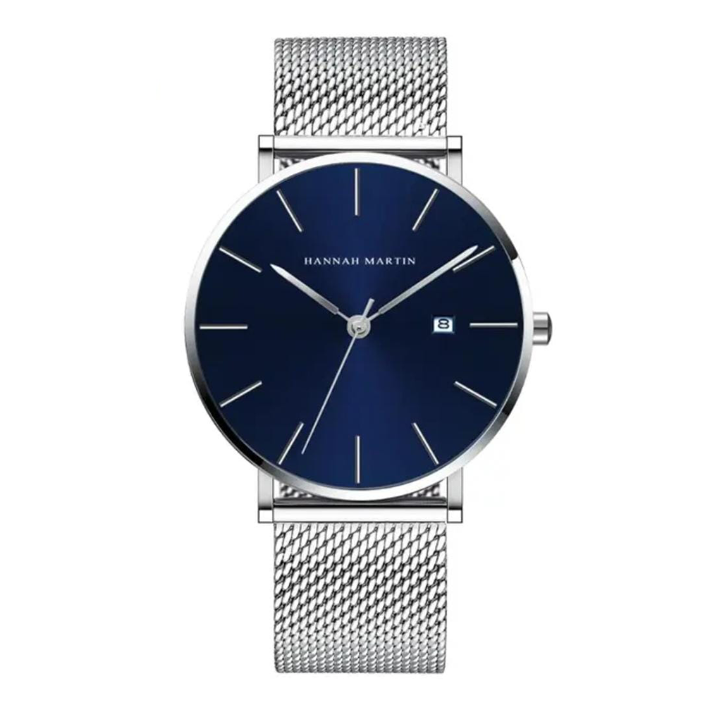 RELOJ ORIGINAL HANNAH MARTIN ELEGANTE Y CASUAL - PLATEADO | HAN-152