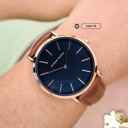 RELOJ ORIGINAL HANNAH MARTIN - ELEGANTE Y CASUAL - PLATEADO | HAN-17, HAN-18, HAN-19, HAN-20