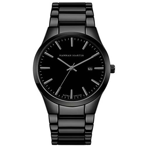 RELOJ HANNAH MARTIN ORIGINAL PLATEADO Y NEGRO| HAN-26 | HAN-48 | HAN-50 | HAN-52