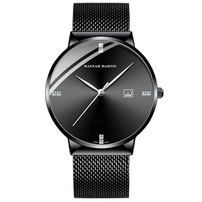 RELOJ ORIGINAL HANNAH MARTIN - ELEGANTE Y CASUAL - NEGRO | HAN-89