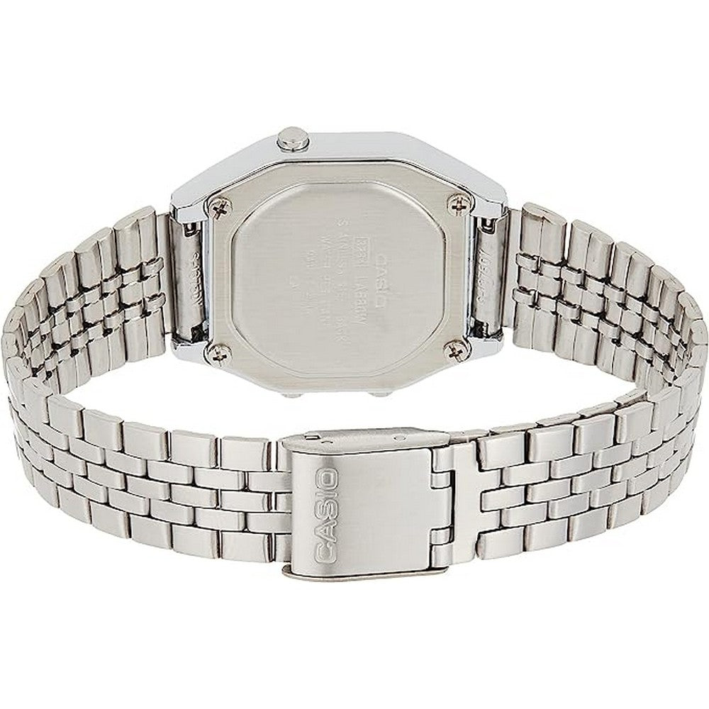 RELOJ CASIO ORIGINAL VINTAGE LA680WA-7DF PLATEADO | CAS-154