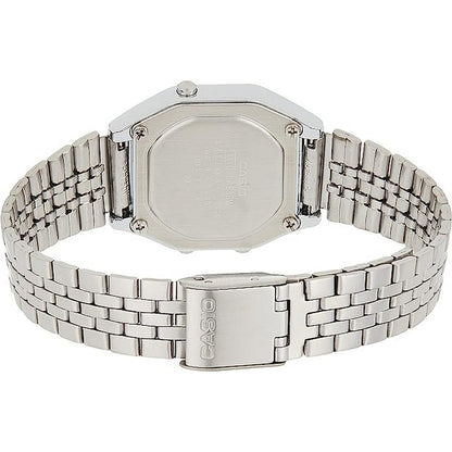 RELOJ CASIO ORIGINAL VINTAGE LA680WA-7DF PLATEADO | CAS-154
