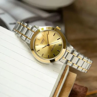 RELOJES CASIO ORIGINAL LTP-1128G-9ARDF PLATEADO | CAS-177