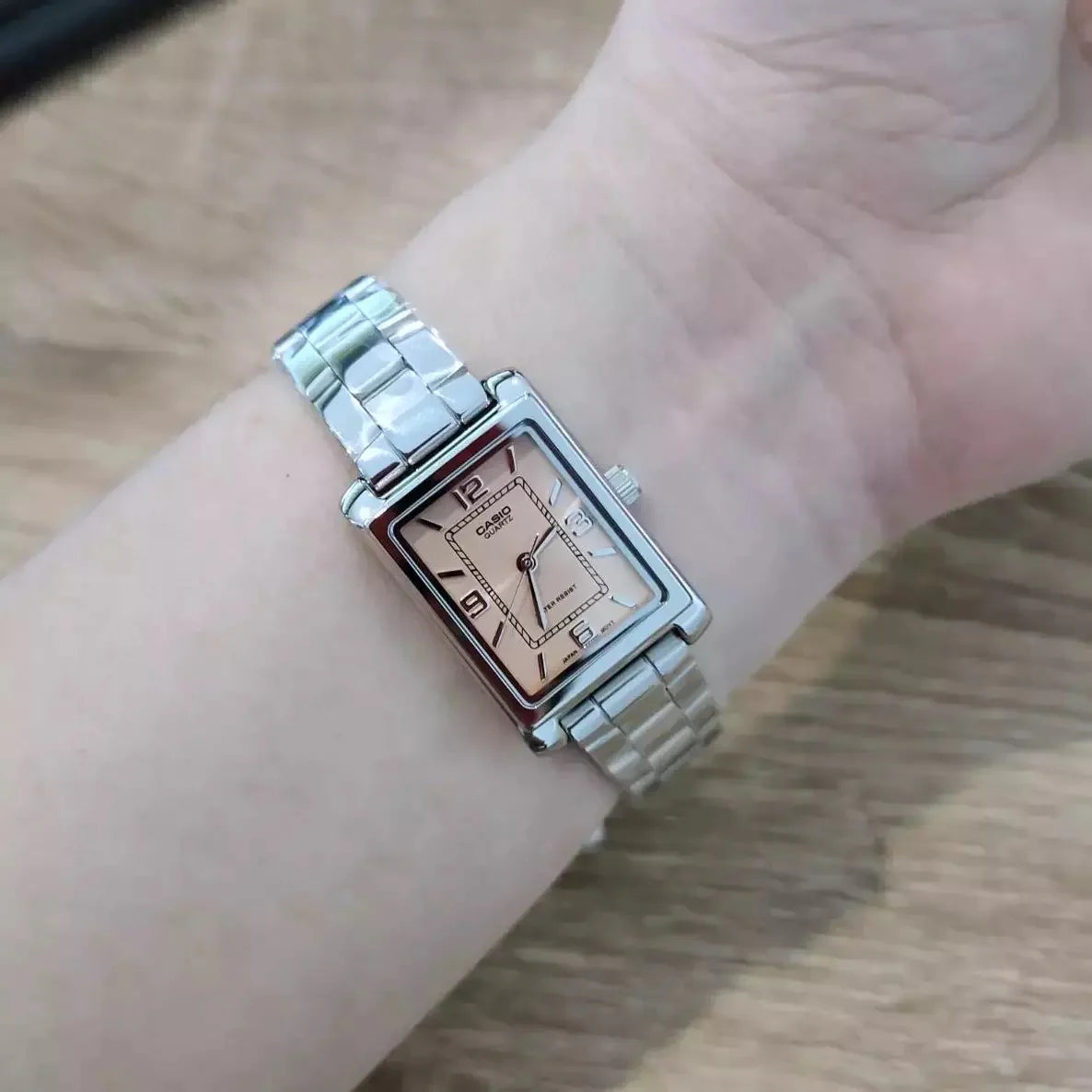 RELOJES CASIO ORIGINAL LTP-1234DD-4ADF PLATEADO | CAS-182