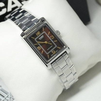 RELOJES CASIO ORIGINAL LTP-1234DD-5ADF PLATEADO | CAS-184