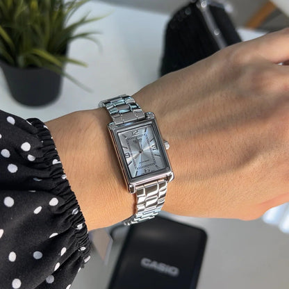 RELOJES CASIO ORIGINAL LTP-1234DD-7ADF PLATEADO | CAS-183