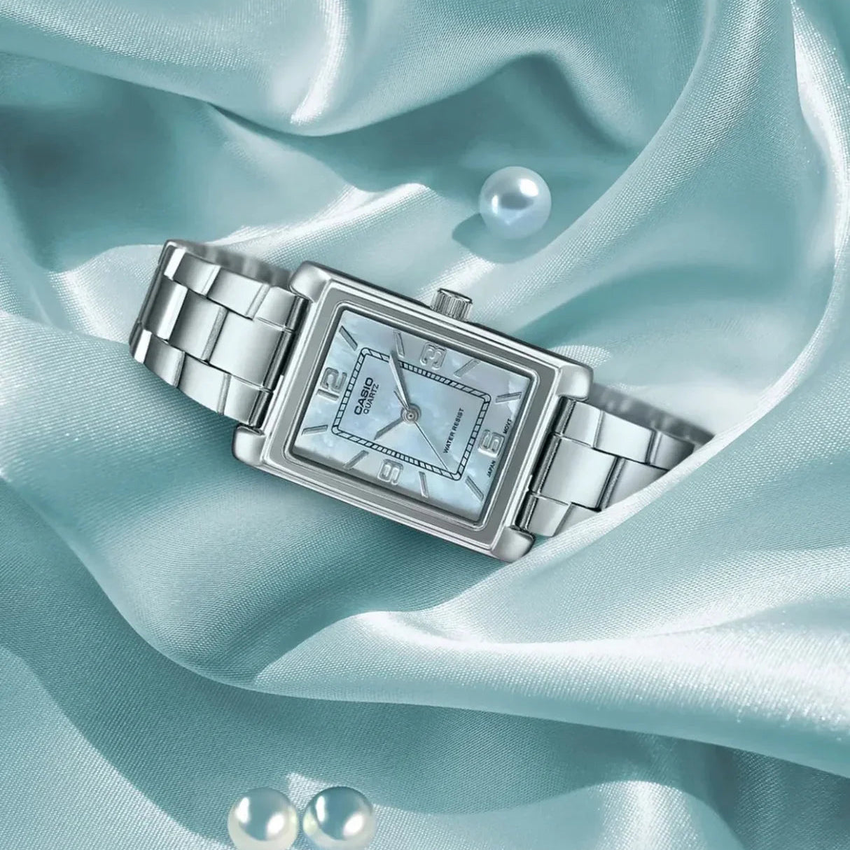 RELOJES CASIO ORIGINAL LTP-1234DS-2ADF PLATEADO | CAS-185