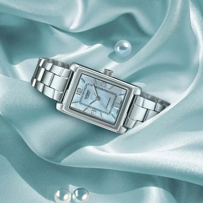 RELOJES CASIO ORIGINAL LTP-1234DS-2ADF PLATEADO | CAS-185